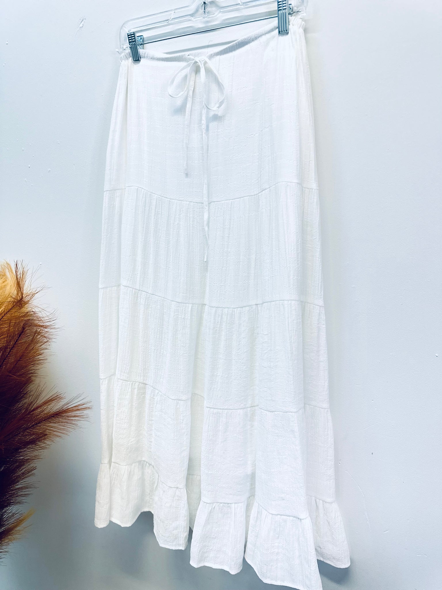 "Quiet Grove" (white) skirt