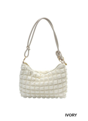 "Head In The Clouds" (ivory) purse