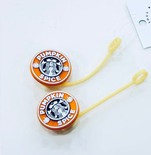 "Pumpkin Spice Queen" Straw Covers