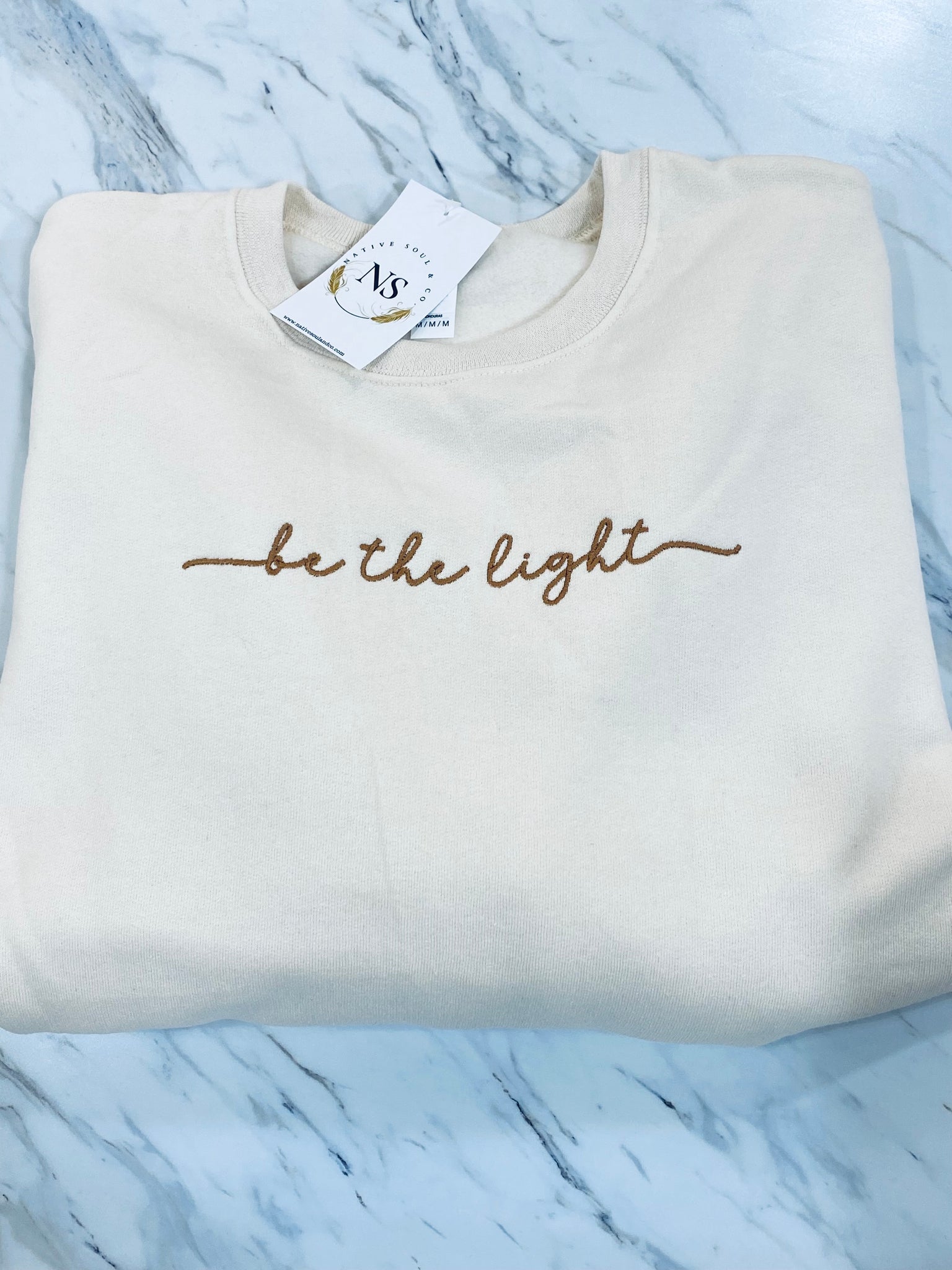 "Be The Light"sweatshirt