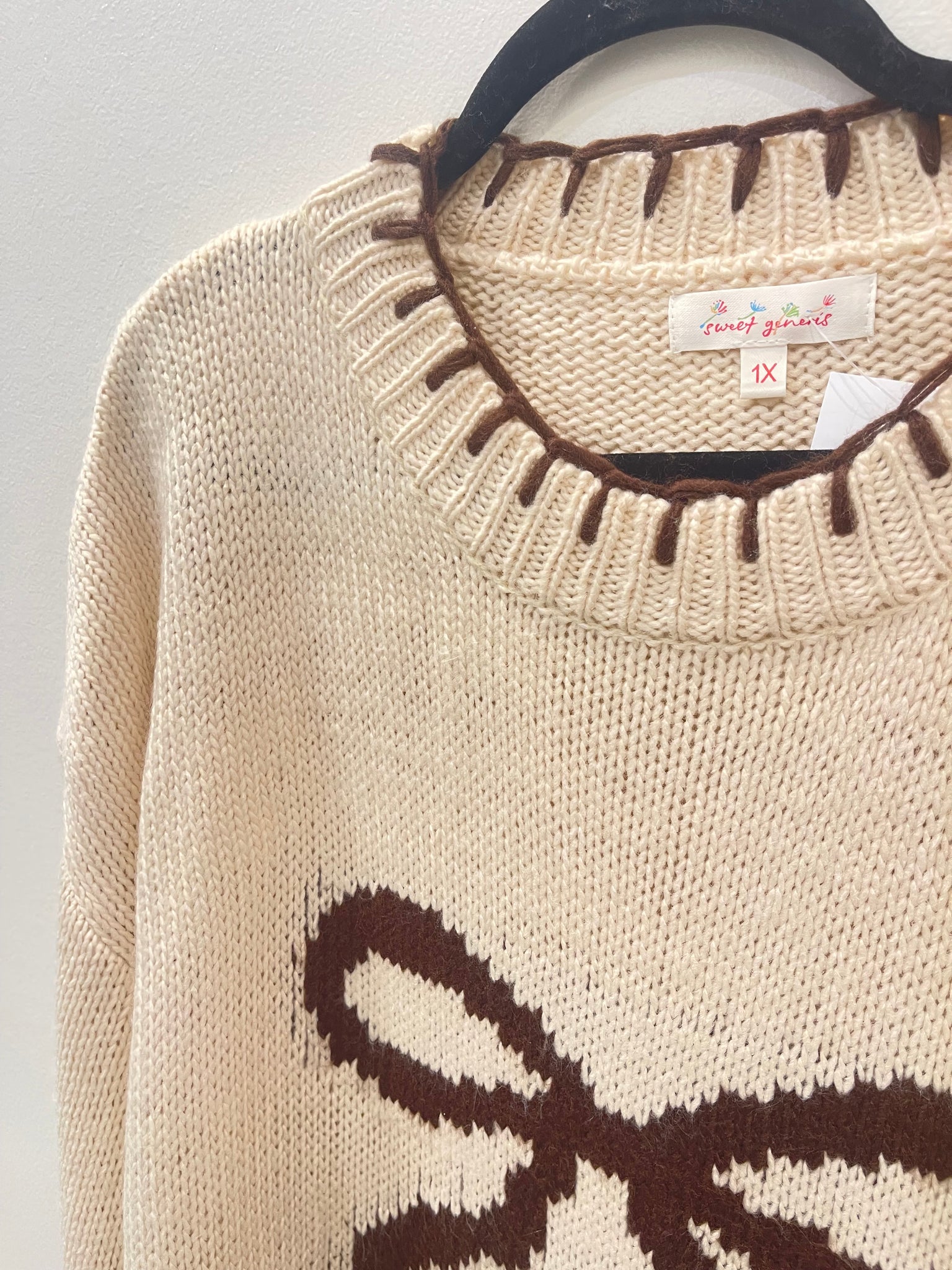 "Darling Details" plus sweater