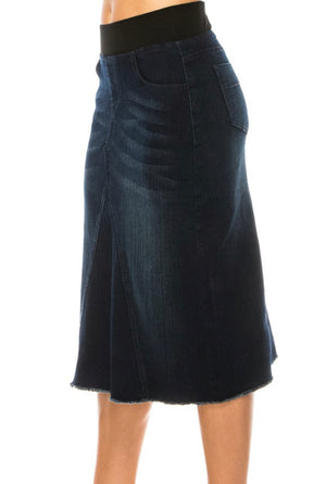 "Waistband Blues" Be/Girl Skirt