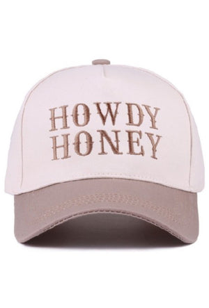“Howdy Honey” (ash mocha) hat