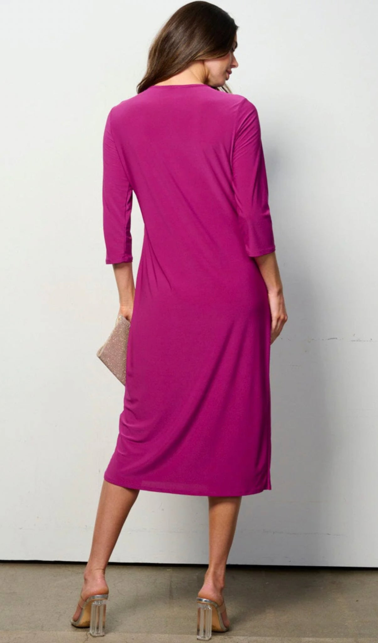 "Casual Days" (Fuchsia) Junior Dress