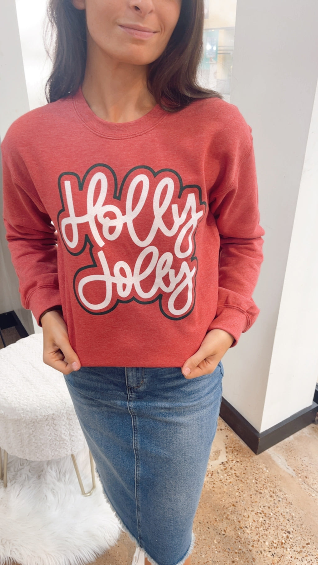 "Jolly Vibes"sweatshirt