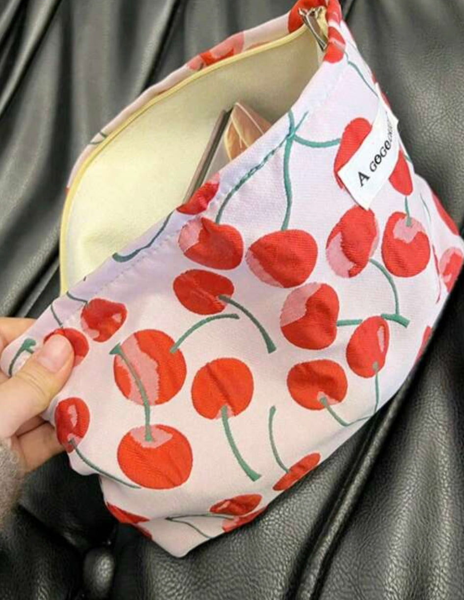 "Cherries and Things" accessory bag