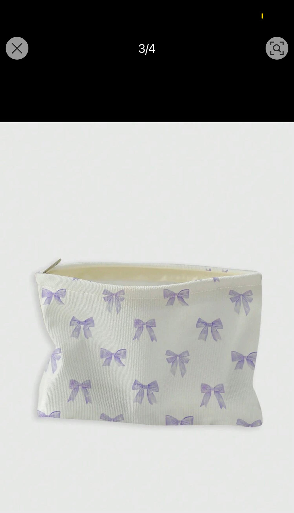 "Bows and Things" (lavender) accessory bags