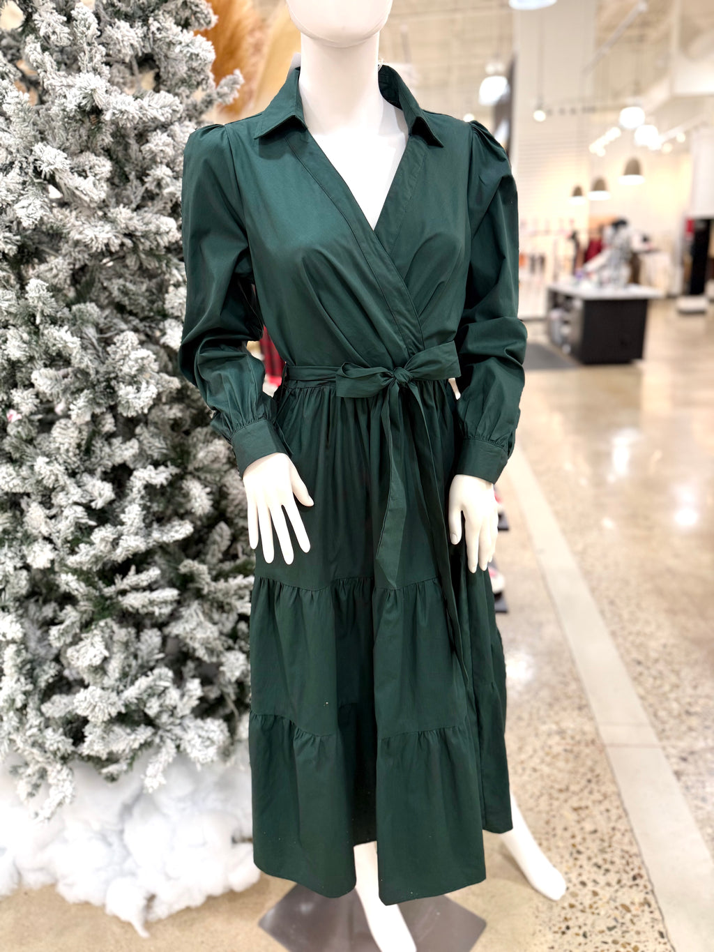 "Holiday Charm" (green) dress