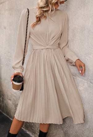 “Simple Sophistication” (apricot) dress