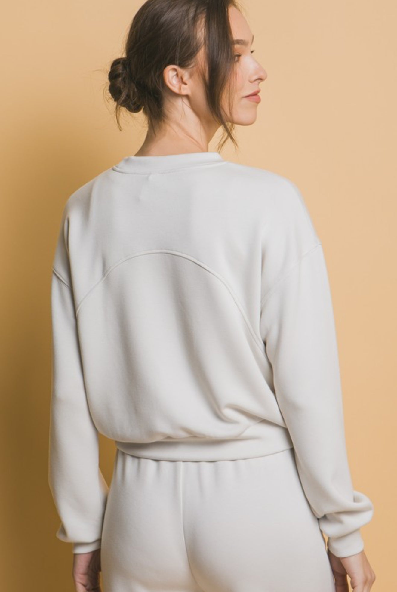 "From My View" (chalk) sweater