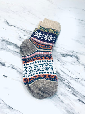 "Winter Warmth" unisex socks