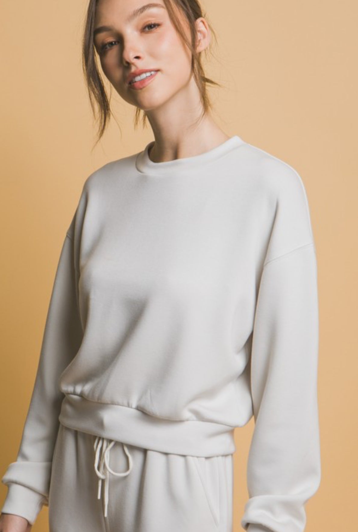 "From My View" (chalk) sweater