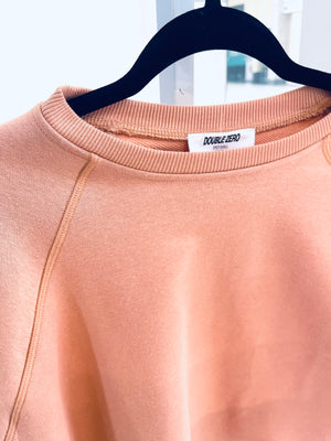 "Rainy Days" (clay) sweater