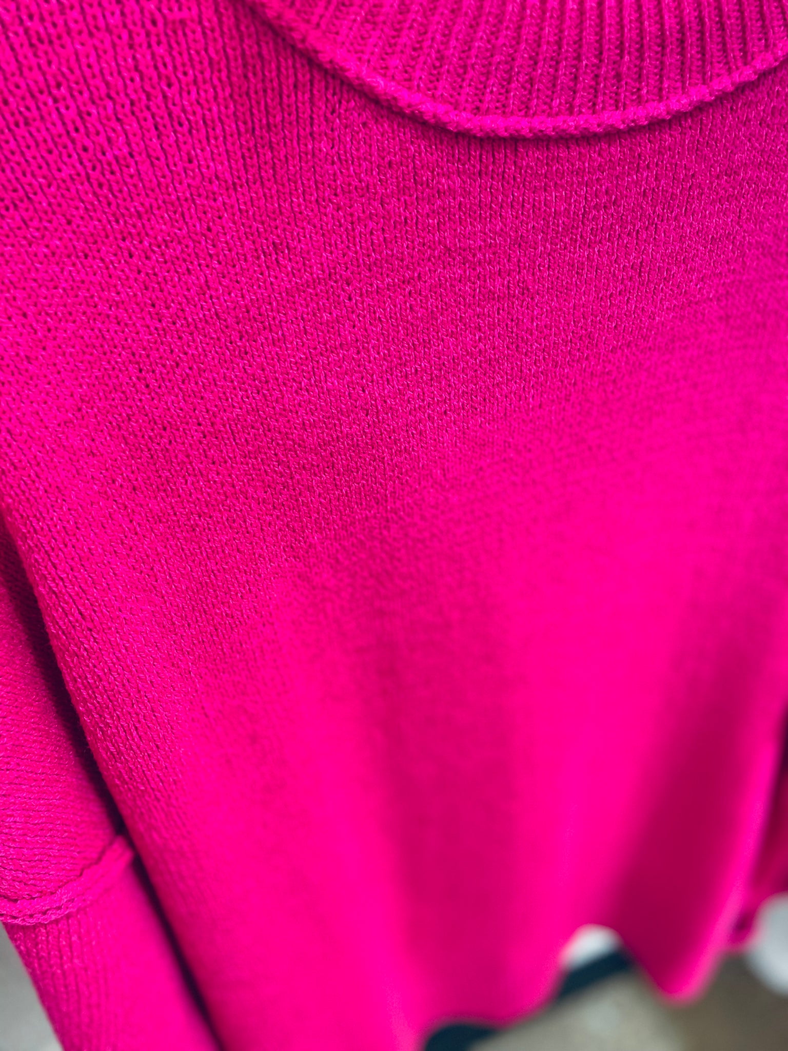 "Cozy for the Winter" (Hot Pink) Sweater