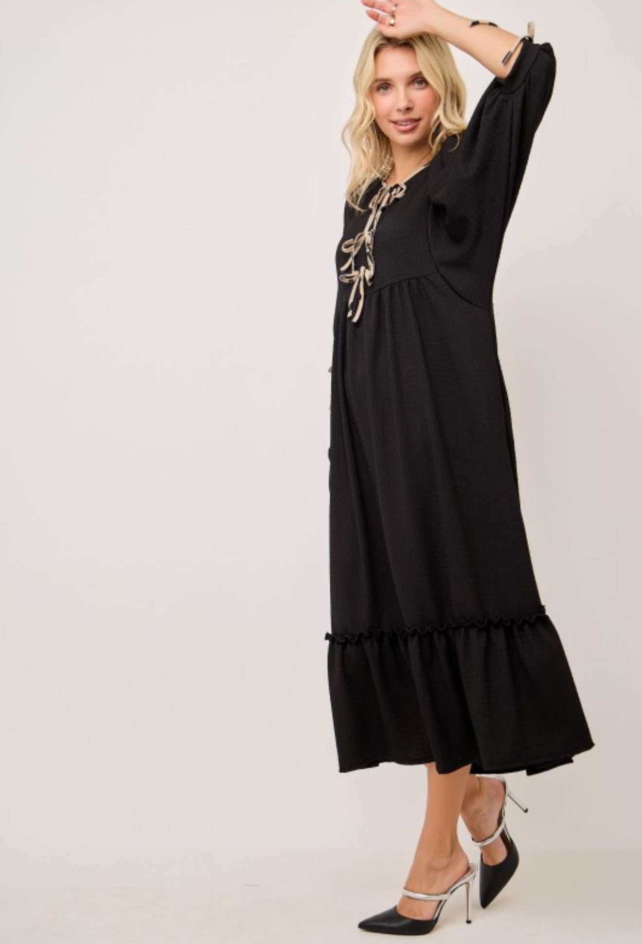 “Chase The Feeling” (black) plus dress