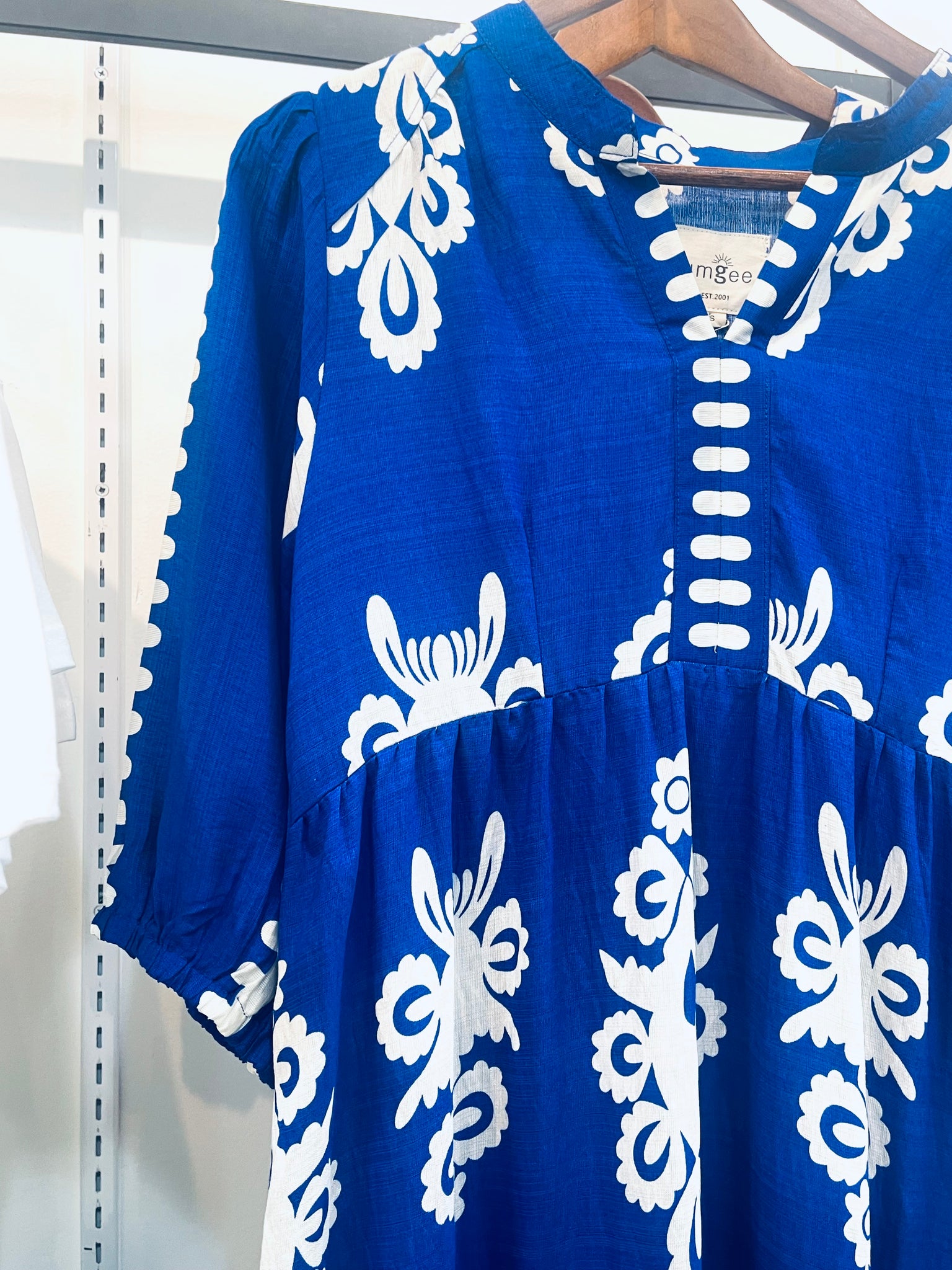 "Cruise Awaits" (cobalt blue) dress
