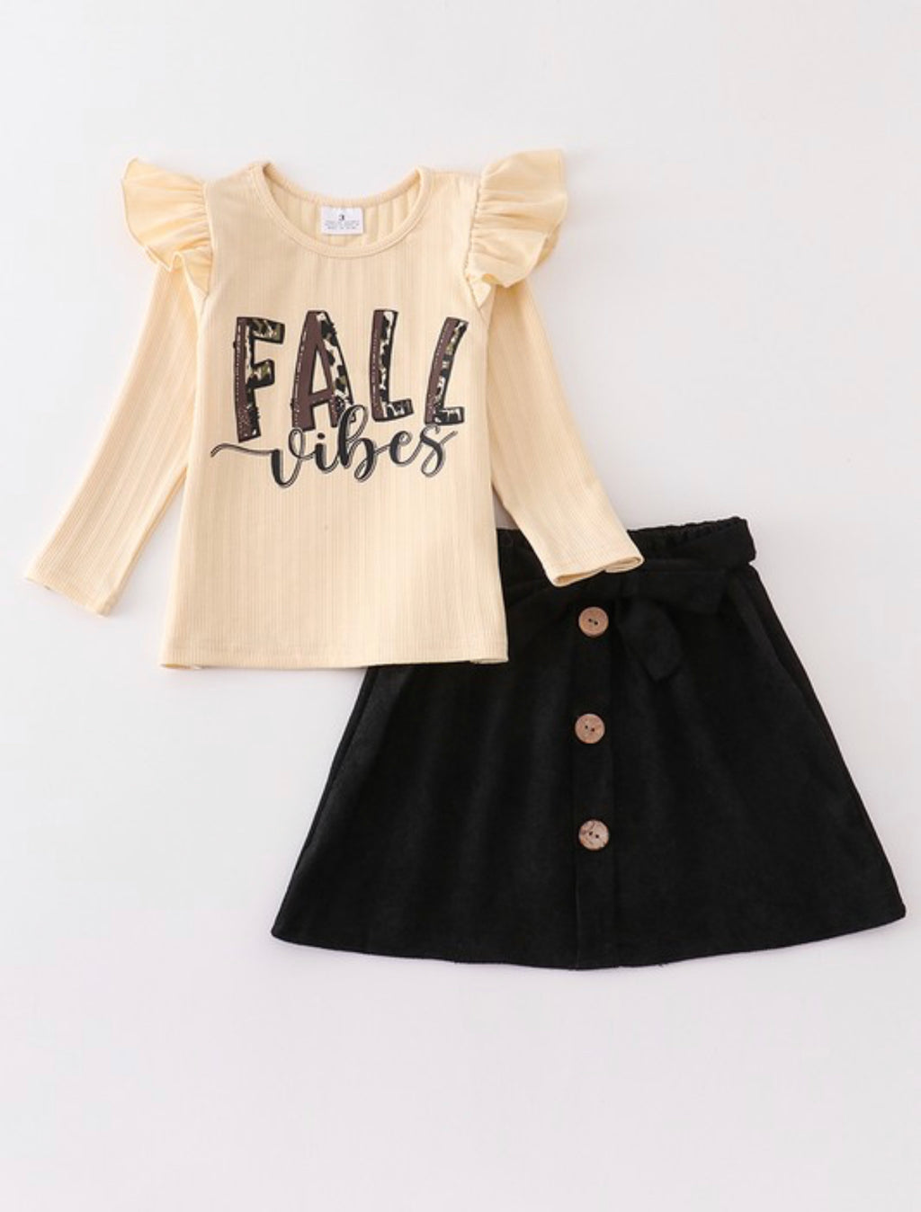 "Fall Vibes" little girl outfit (sold separately)