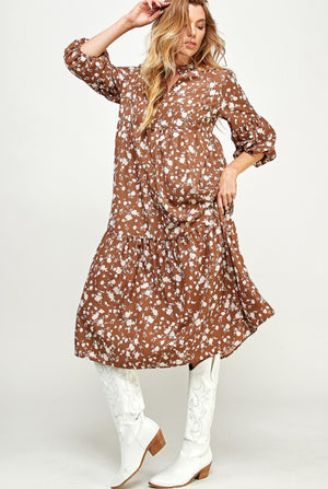 "Maple Bloom" dress