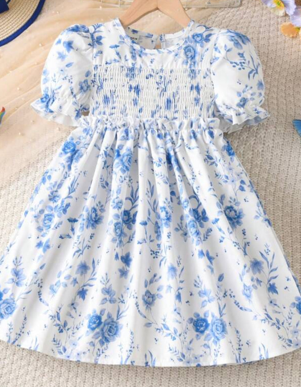 "Roses In Bloom" girl's dress