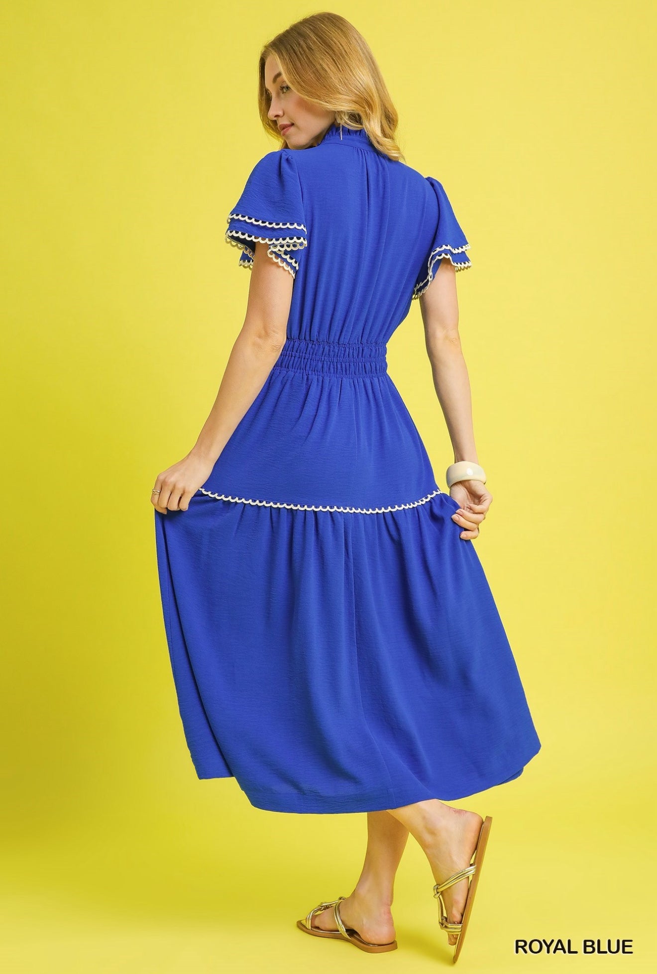 “Bookmark This Chapter” (royal blue) dress
