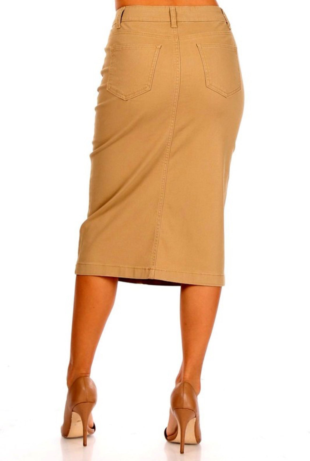 "Every Season" (khaki) skirt
