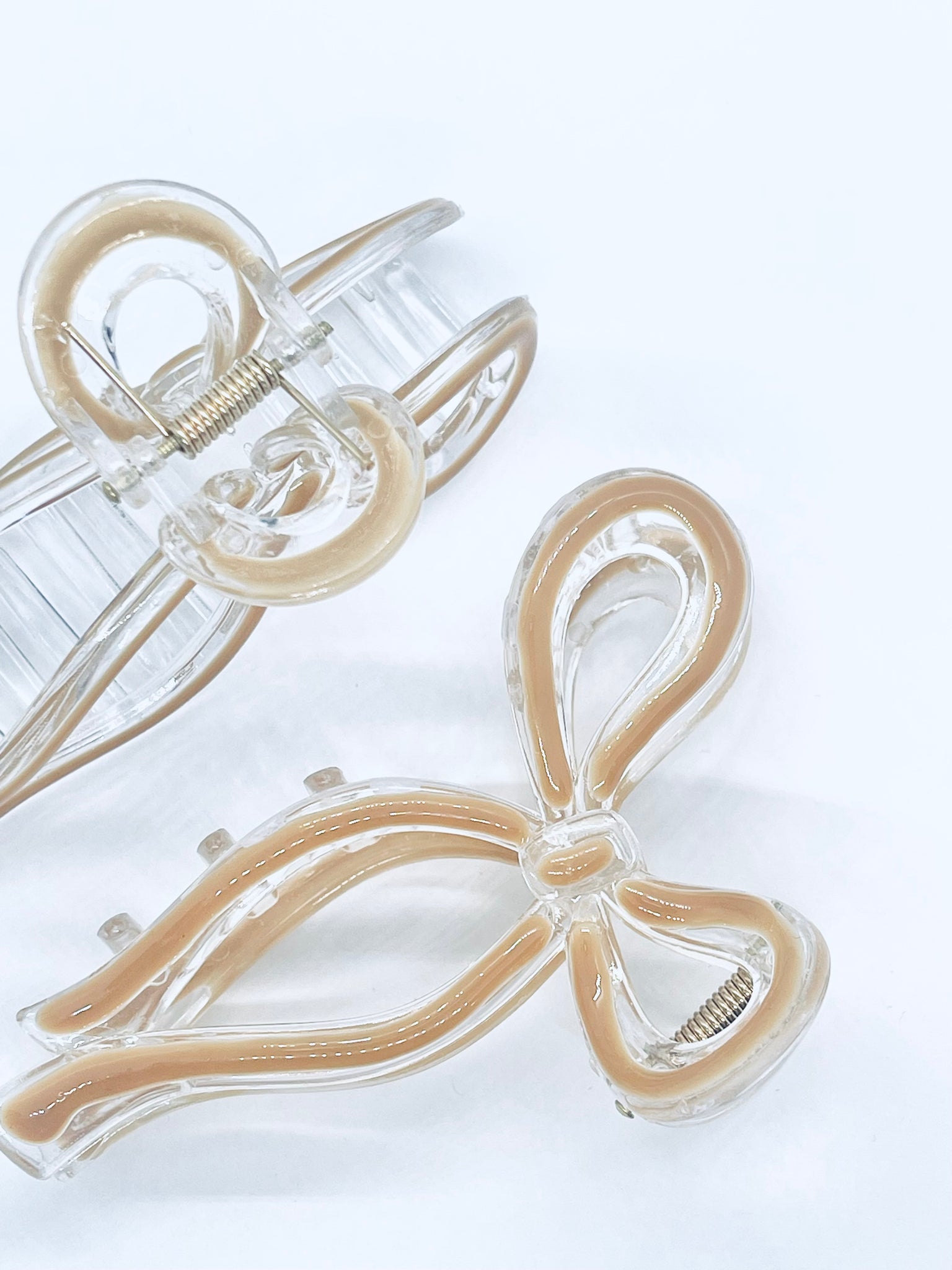 “Bow Era” (brown/clear)  claw clip collection