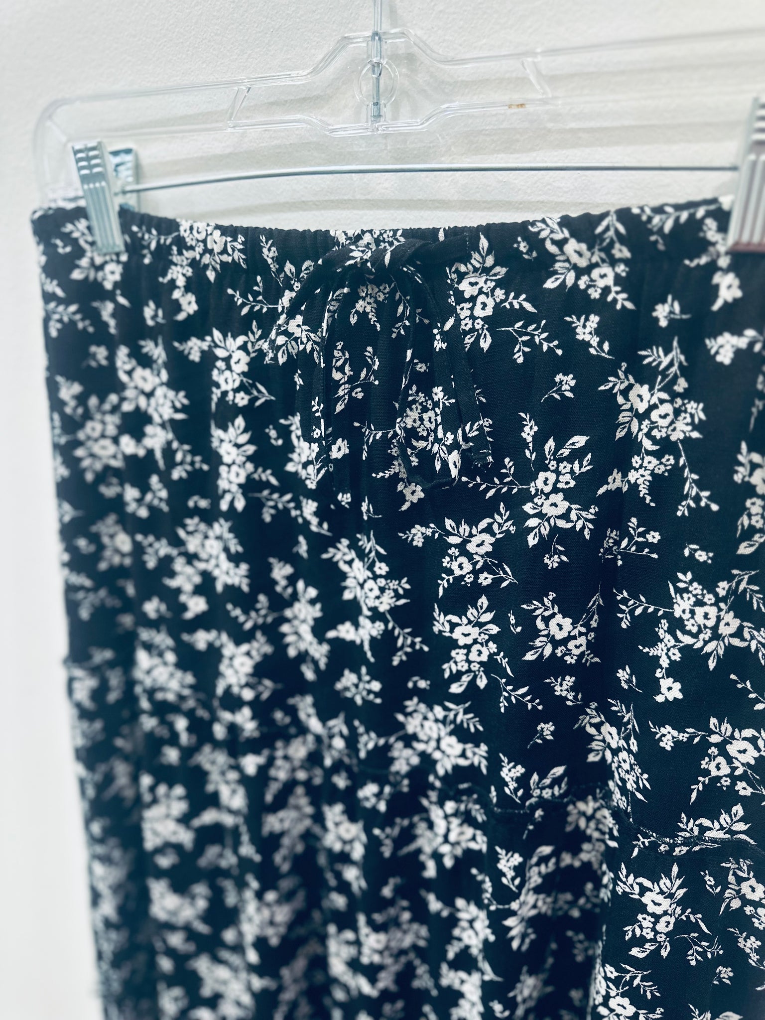 "Garden Whirl" (black) skirt