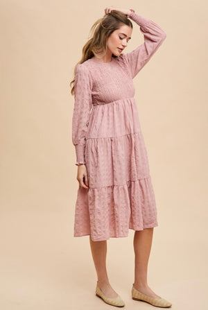 “Spreading Love” (mauve) dress