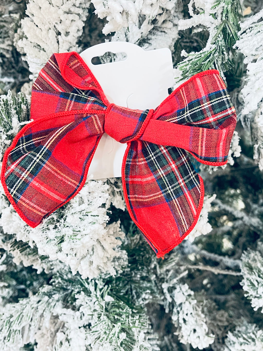"Christmas Cottage" bow