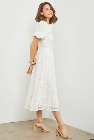 "Classic Elegance" (white) dress