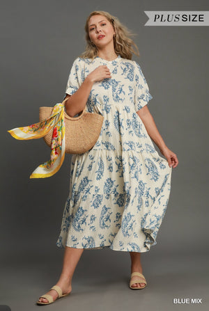 "Caribbean Voyage" reg & plus dress