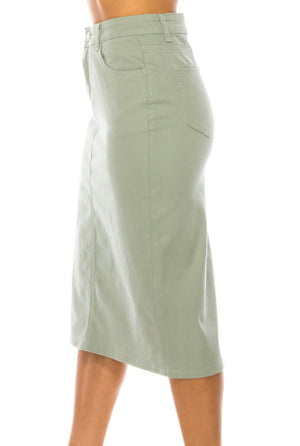 "Sassy In Sage" Be-Girl skirt