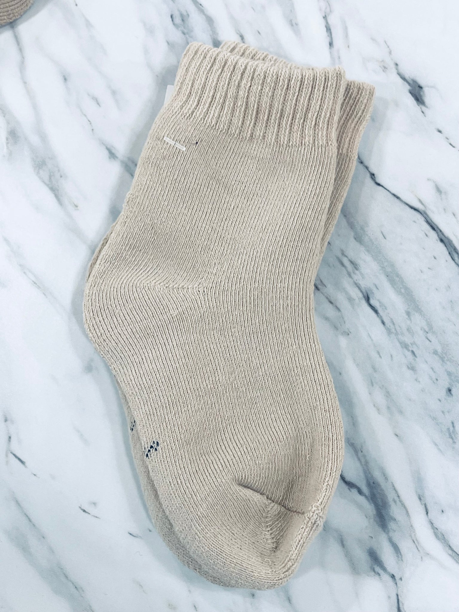 "Crazy Kid Comfort" (tan) unisex socks
