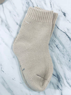 "Crazy Kid Comfort" (tan) unisex socks