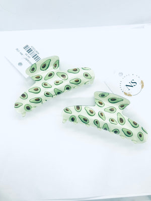 "Avocado" claw clip