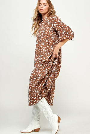 "Maple Bloom" dress