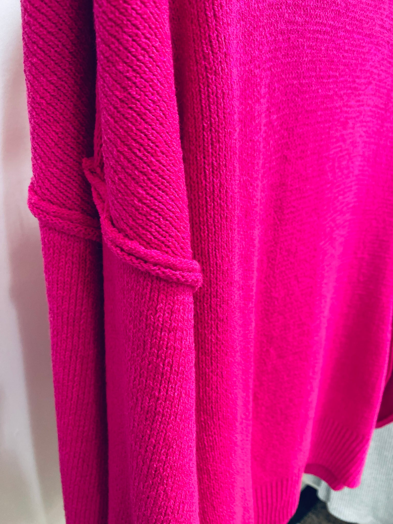 "Cozy for the Winter" (Hot Pink) Sweater