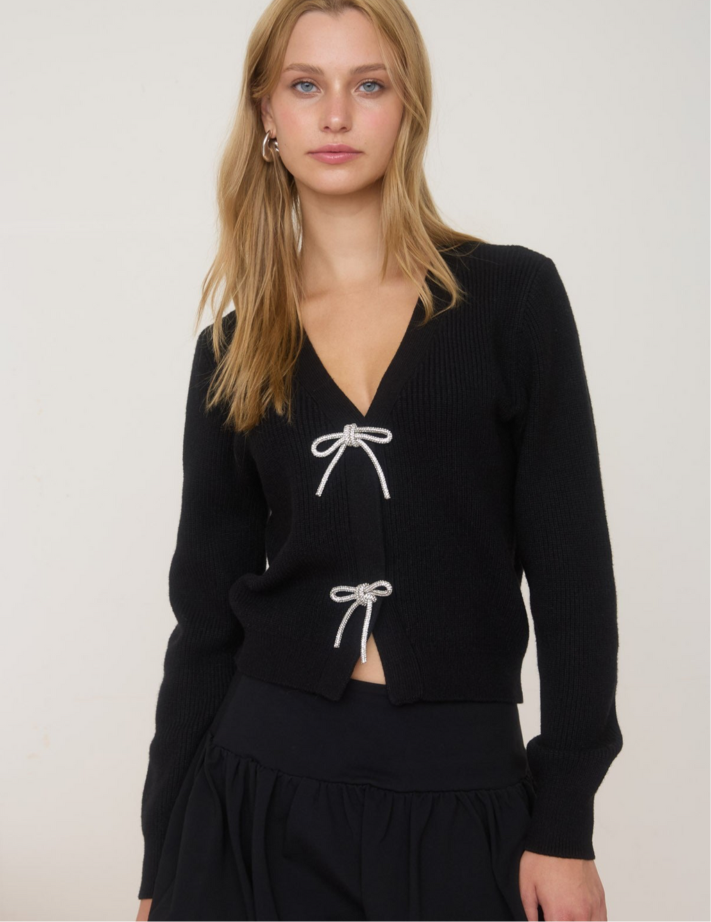 "Bold Vision" (black) cardigan