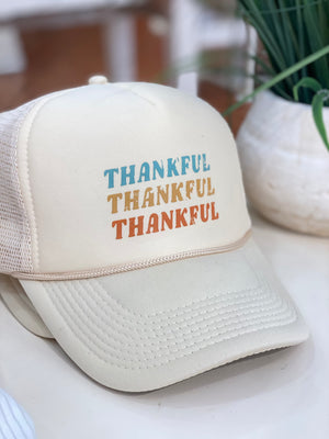 "Thankful" trucker hat