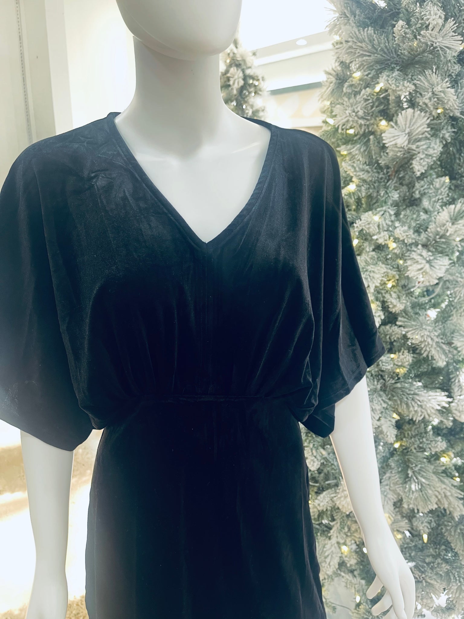 "Velvet Hour" (black) dress