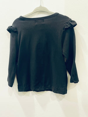 "Basically Fall Girls" (black) top