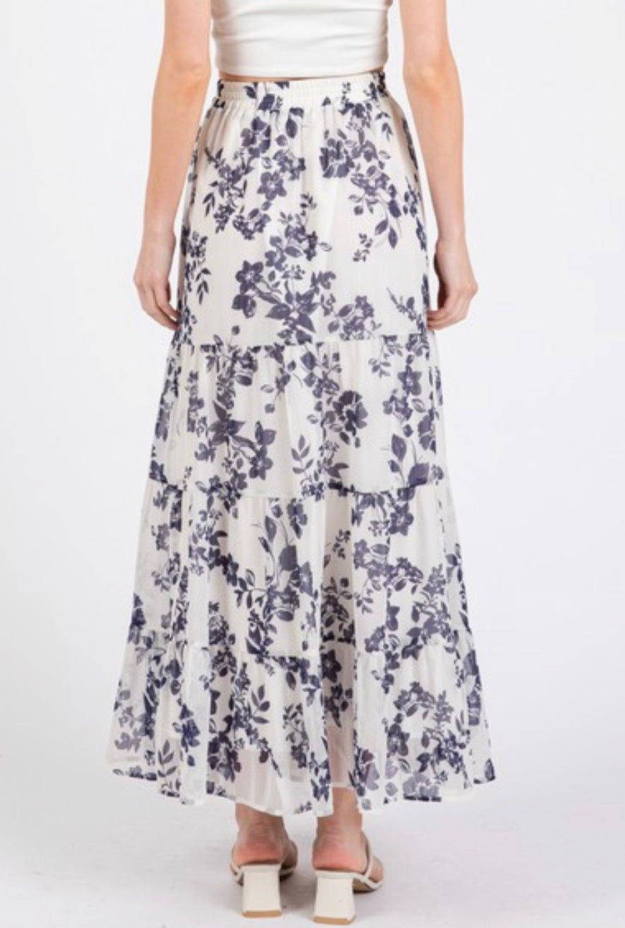 “Floral Whispers” skirt