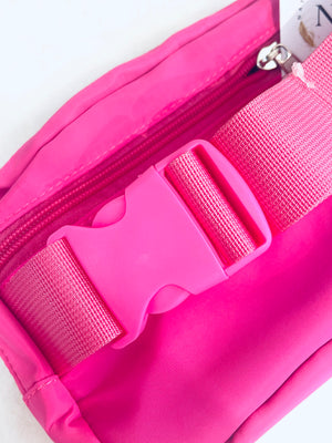 "On The Go" (hot pink) crossbody