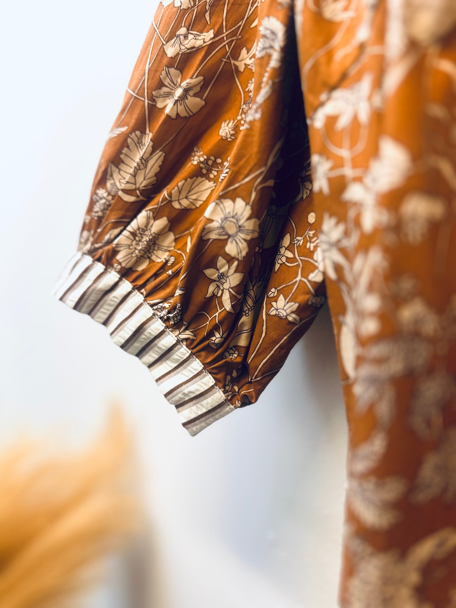 “Vintage Garden” (rust) top
