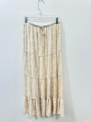 "Garden Whirl" (tan) skirt