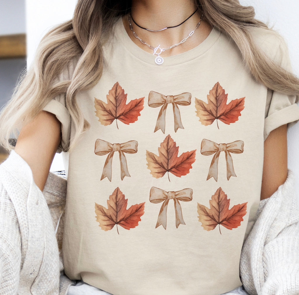 "Falling For Bows" Tee