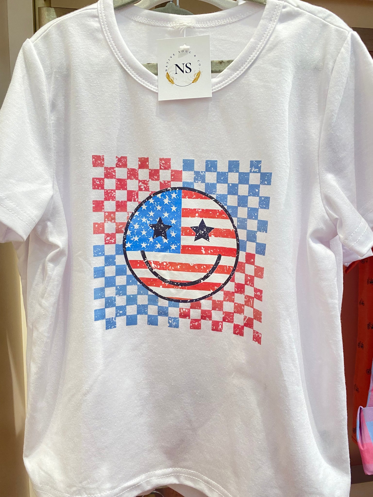 "Smile For America" kids t-shirt