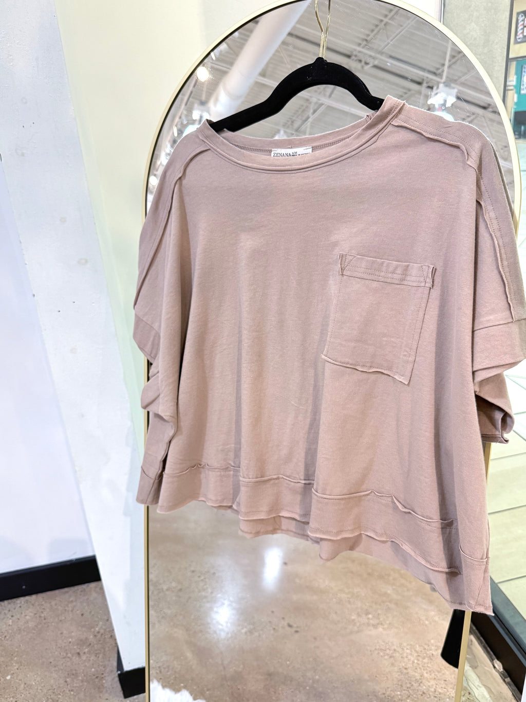 "The Soft Sands" (dark tan) t-shirt