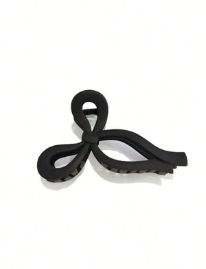 “Bow Era” (matte black) claw clip