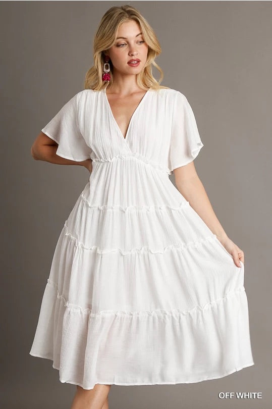 “Charming Energy” (off white) dress